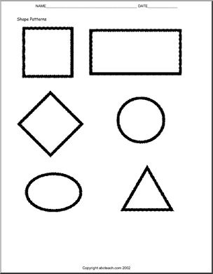 Basic Shapes Posters