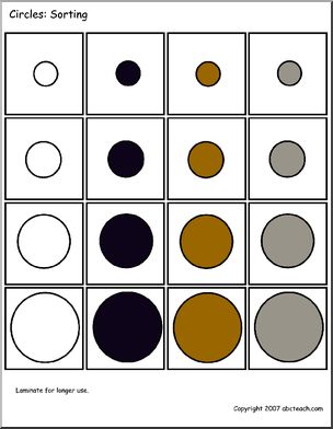 shapes (whole set) color Clip Art