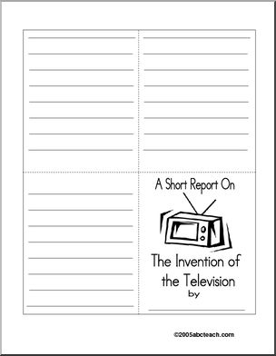 Short Report Form: Inventions – Television (b/w)