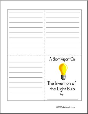 Short Report Form: Inventions – Light Bulb (color)