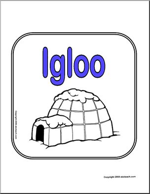Theme Sign: Igloo