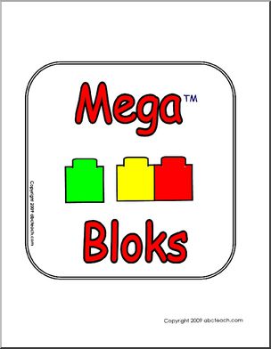 Sign: Mega Bloks