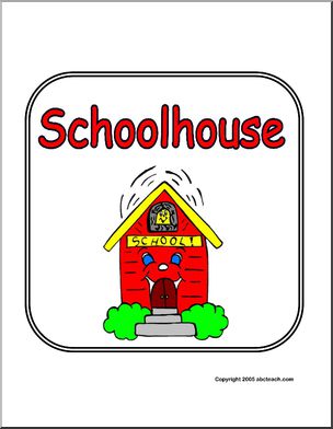 Sign: Schoolhouse