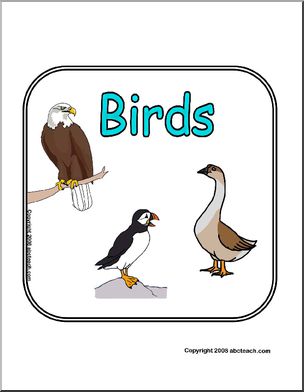 Sign: Animals – Birds