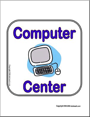Sign: Computer Center