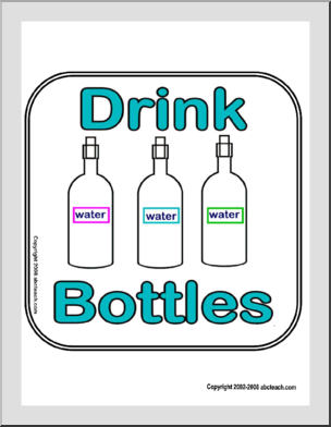 Sign: Drink Bottles
