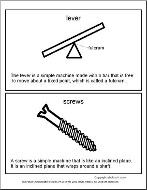 Simple Machines (elementary) Booklet