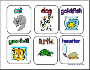 Word Wall: Animals (pictures) set 4