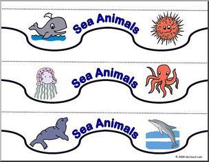 Bulletin Board Trim: Sea Animals