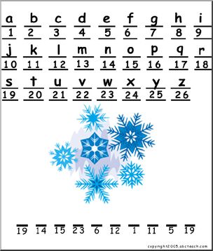 Decoding: Winter – Snowflakes (primary)