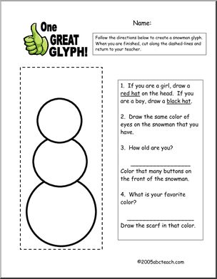 Glyph: Snowman (primary)