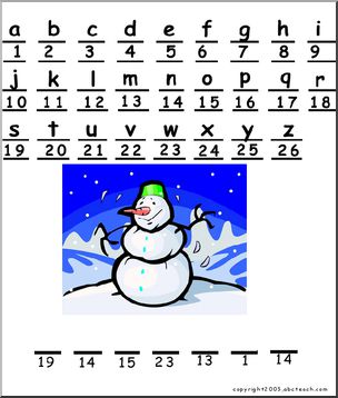 Decoding: Winter – Snowman (primary)