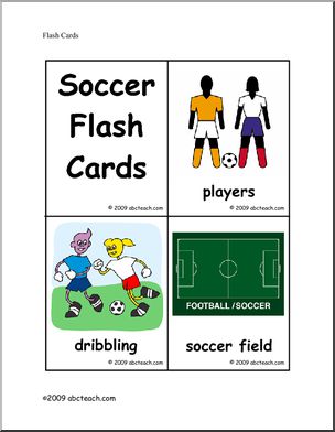 Flashcards: Sports – Soccer (color)