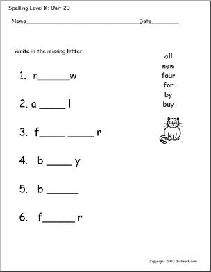 Level K Units – Abcteach