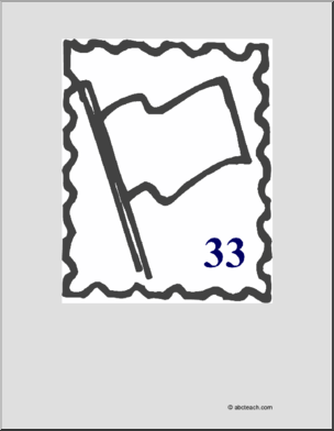 Coloring Page: Stamp