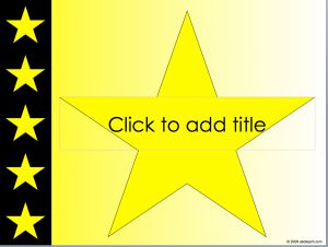 PowerPoint Template: Stars Theme