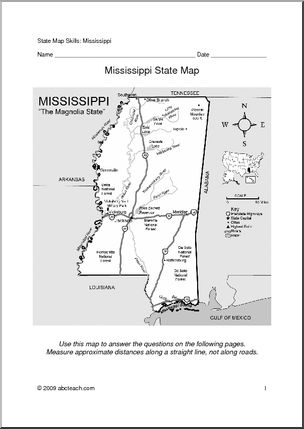 Map Skills: Mississippi (with map)