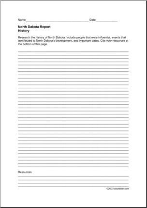 Report Form: North Dakota – Abcteach