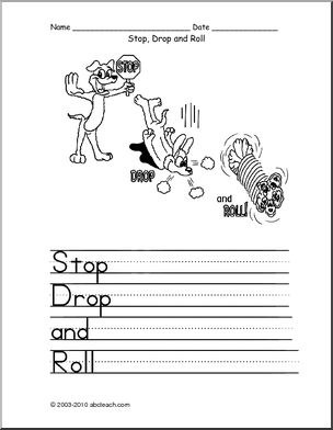 Fire Safety: Stop, Drop, Roll  (primary)