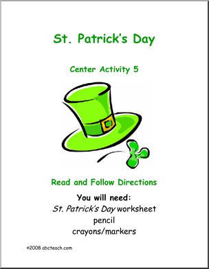 St. Patrickâ€™s Day – Coloring Learning Center