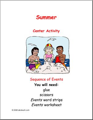 Learning Center: Summer – Story Sequence