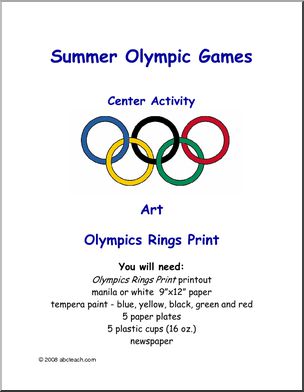 Learning Center: Summer Olympics – Art