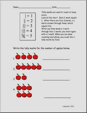Tally Marks (primary.elem) Rules and Practice