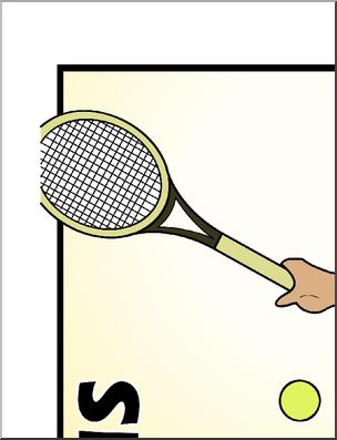 Large Poster: Sports – Tennis (color)