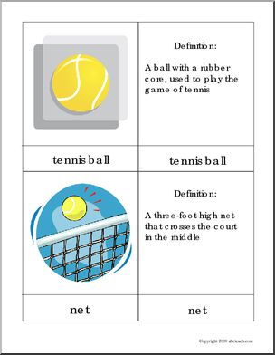 Flashcards: Tennis: Equipment