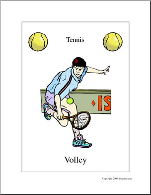 Poster: Sports: Tennis (color)