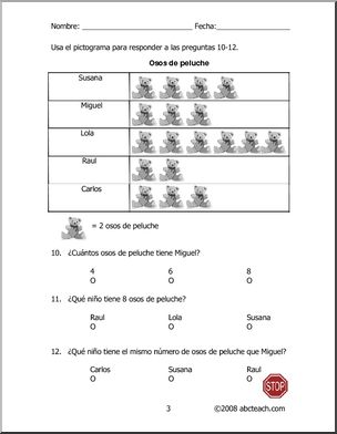 Spanish: MatemÂ·ticas – Test de prÂ·ctica. Nivel 1 (elementaria/secundaria)
