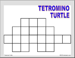 Math Puzzle: Tetrominos Puzzle – Turtle