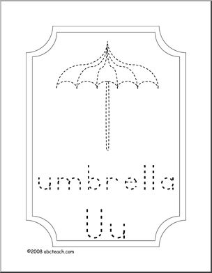 Trace and Color: Uu Umbrella