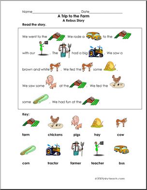 The Little Leprechaun (b/w) Rebus – Abcteach