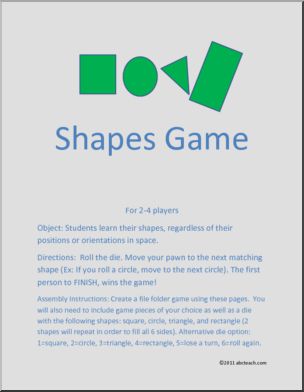 Turned Shapes Board Game