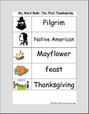 Unit: The First Thanksgiving (primary)