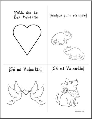 Valentine Cards Set 1 (Spanish version)