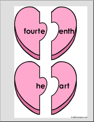 Valentine Word Puzzles (color)