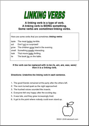 What Is a Verb? (primary/elem) Worksheet – Abcteach