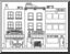 Clip Art: Buildings: Village Block 2 (coloring page)