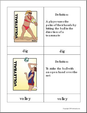 Flashcards: Volleyball: Terminology
