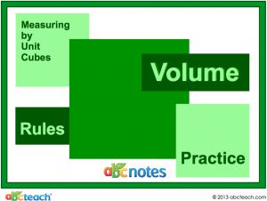 Interactive: Notebook: Math – Volume Word Problems (grade 5)