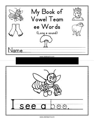 My Book of Vowel Team ee Words (Long e Sound)