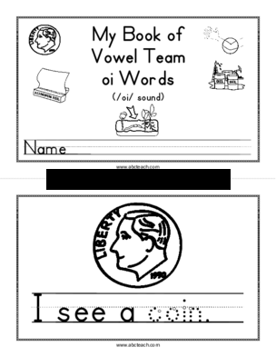 My Book of Vowel Team oi Words (/oi/ Sound)