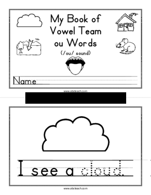 My Book of Vowel Team ou Words (/ou/ Sound)