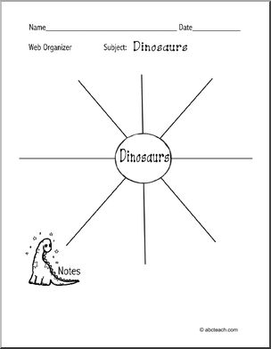 Web Organizer: Dinosaurs