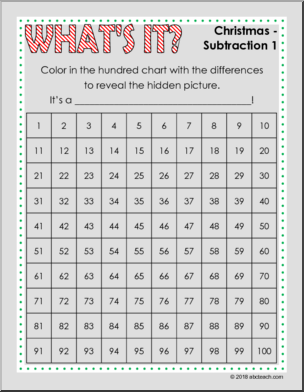 What’s It? Christmas – Subtraction