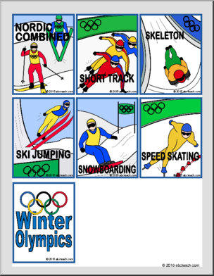 Winter Olympics – “Go for the Gold” Card Game