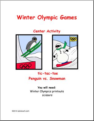 Learning Center: Winter Olympics TicTacToe