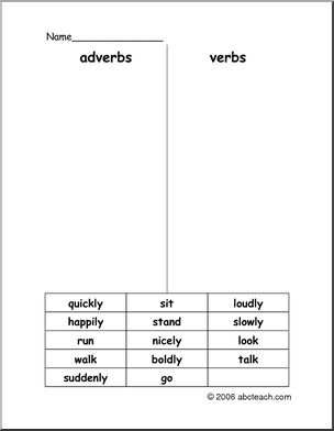 Adverbs – Abcteach